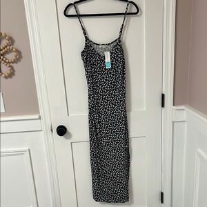 Z supply Floral navy Maxi Dress